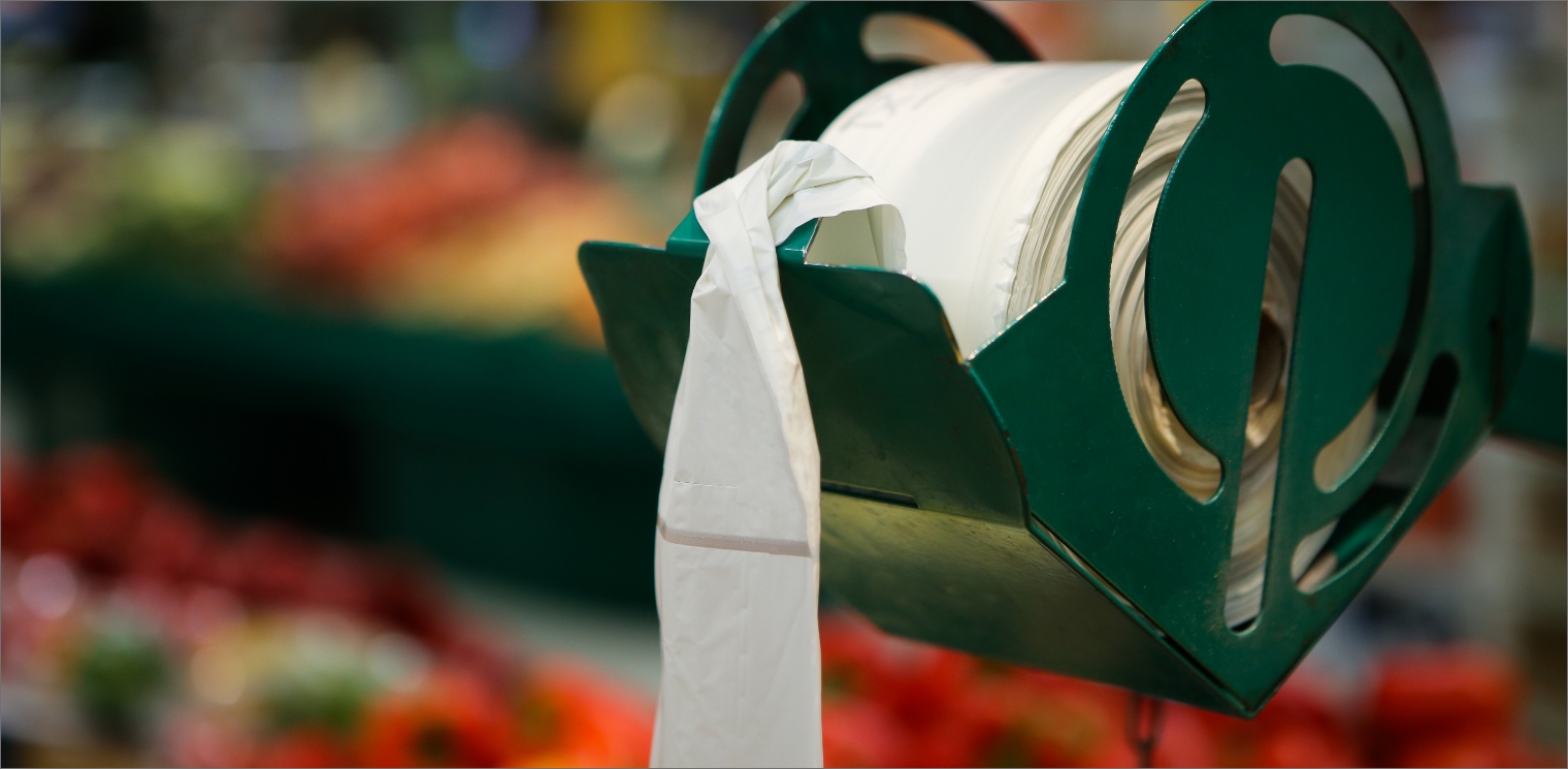 Bolsas compostables perfectas para la sección de alimentación de grandes superficies: frutas y verduras, productos a granel, etc.