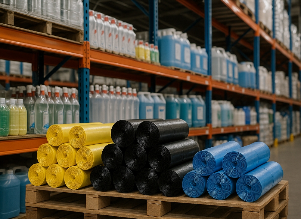 Muestra de modeos en el almacen.