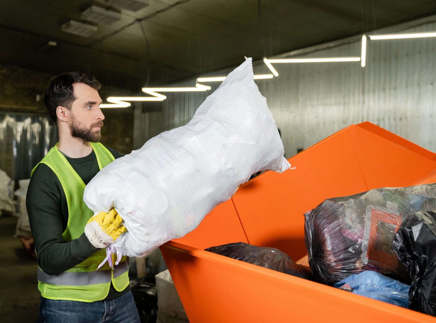 Contenedor reciclado