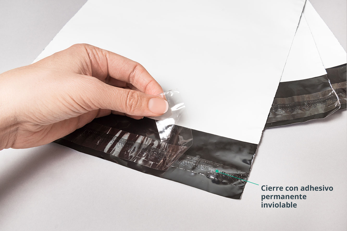 bolsas de plástico para envíos cierre adhesivo inviolable